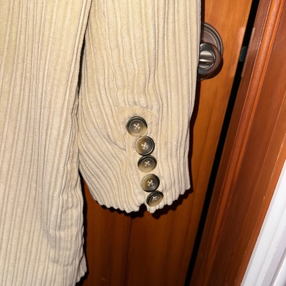 Free People Everly Chord Blazer in pale khaki. Size XL. - Picture 3 of 3